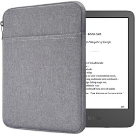 Чохол для Kindle / 6-7 дюймів: універсальний, захисний, світло-сірий
