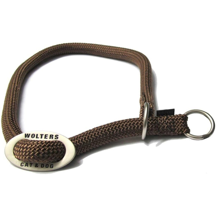 Вольтерс | Нашийник-сліп з регулюванням розміру Tabac | L 45-55 x 1,3 см
