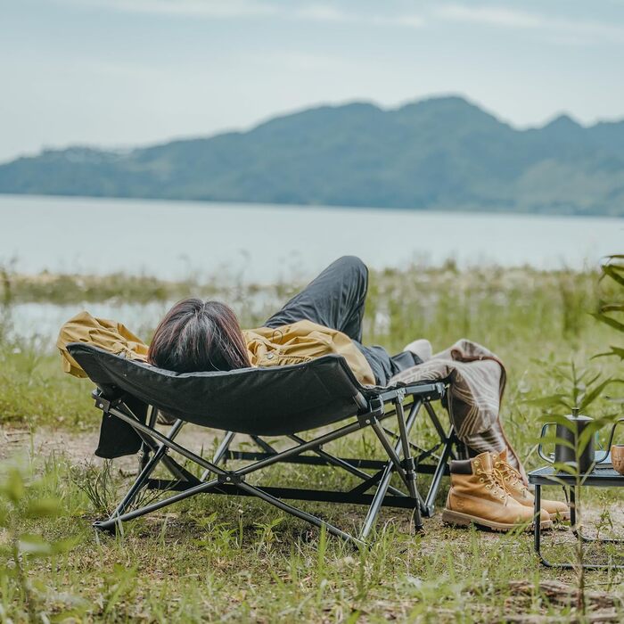 Розкладне ліжко Naturehike для кемпінгу з подушкою, 190 x 70 x 48 см, з утеплювачем, вантажопідйомність 150 кг, портативний шезлонг
