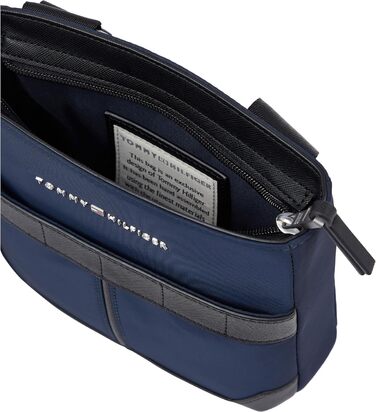 Чоловіча сумка на плече Tommy Hilfiger TH Elevated Nylon Mini Crossover, Колір: Space Blue (блакитний), Універсальний розмір