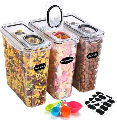 Набір контейнерів для зберігання YASHE 6 шт. 3.7L, герметичні, BPA-free, для кухні