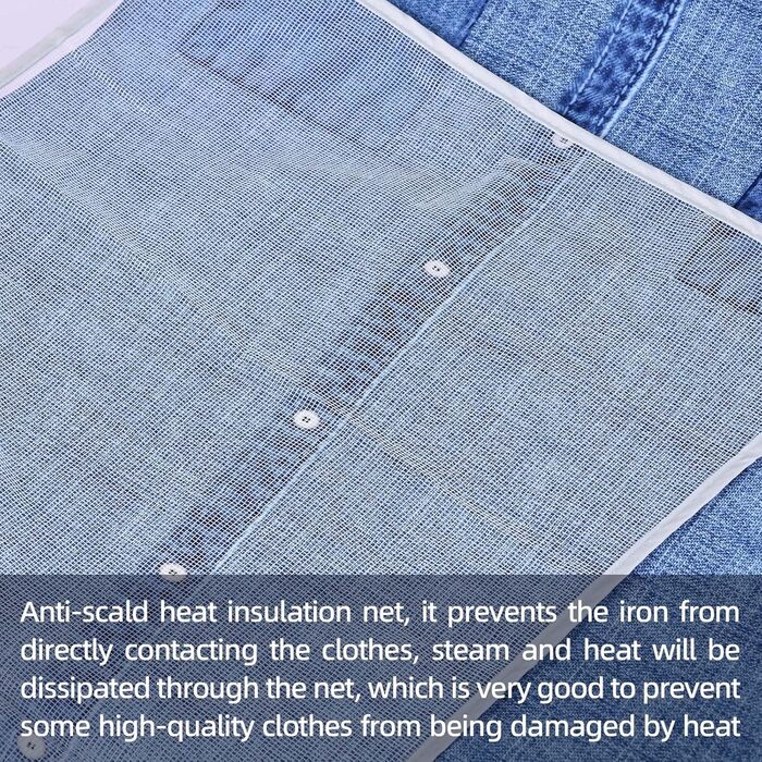 Чохол для гладильної дошки, бавовна 100%, тришаровий, потовщений, 110-125 x 30-42 см, жовтий