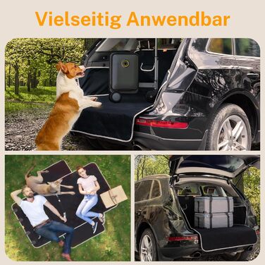 Захист для багажника автомобіля Toozey для собак: стежка, міцна, з бічним захистом та захистом краю вантажного відсіку | Водонепроникний килимок для собак в авто з міцною поверхнею | Захищає від подряпин та шерсті (208 * 138 см)