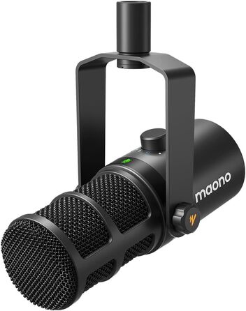 MAONO PD400X: USB/XLR мікрофон для подкастів, студії, стрімінгу та геймінгу з регулюванням гучності та функцією Mute