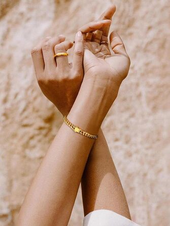 Чоловічий браслет-ланцюжок Miami Bestyle з нержавіючої сталі, 5/7/9/12.5 мм, 19/21/23 см, з подарунковою коробкою