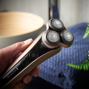 Електричний голчастий верстат Remington X5 (XR1755) з гібридною системою SynX: для чоловіків, гоління мокрою та сухою, з тримером, бронзовий