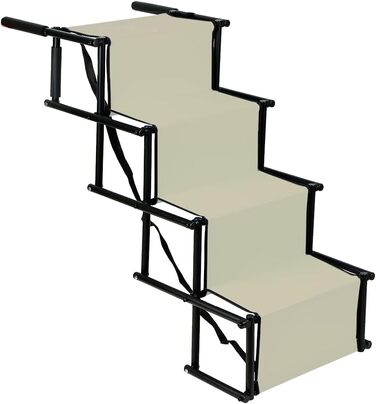 Рампа для собак, сходинки для великих та маленьких собак, авто-рампа для собак, складана рамка для авто, дивану або ліжка, неслизька, вантажопідйомність до 50 кг