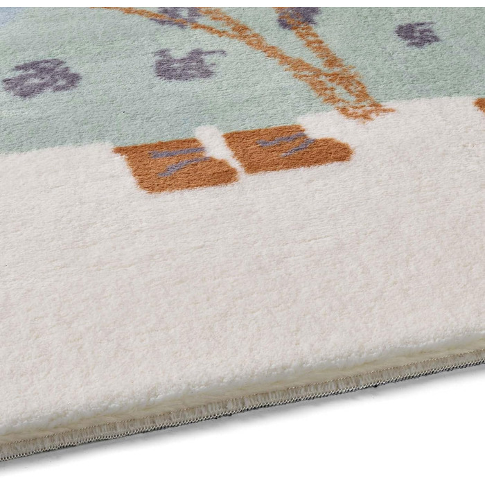 Taracarpet Rug for Children's Room - Children's Rug and Teenager's Rug - Soft, Cozy, and Soft in Various Designs (Dino, Camping) - 160x230 cm