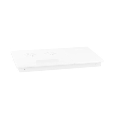 Relaxdays Bamboo Laptop Table White