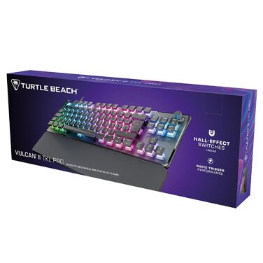 Turtle Beach Vulcan – ігрова механічна клавіатура Titan Switch для ПК з підсвічуванням AIMO RGB та анодованою алюмінієвою рамою (TKL Pro)