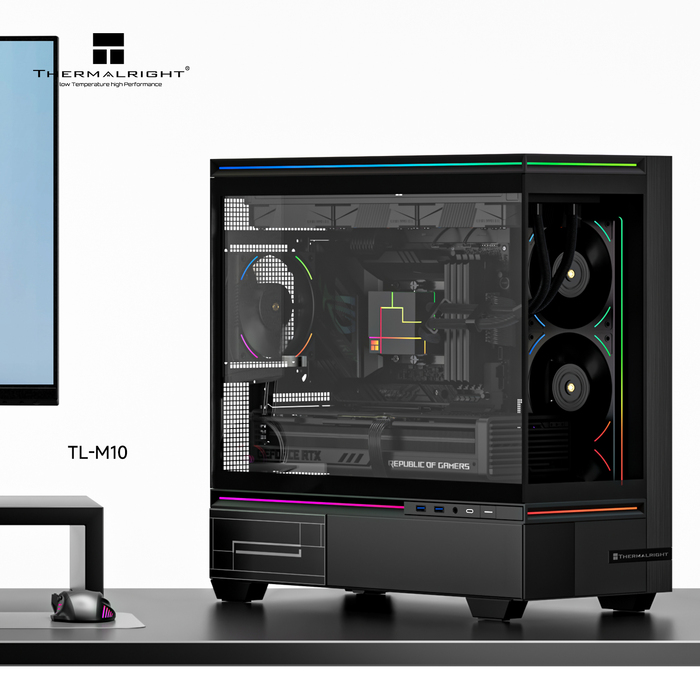 Корпус Thermalright TL-M10 Black, Midi Tower, чорний