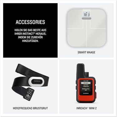 Розумний годинник Garmin Instinct 2 Solar Tactical (50 мм, Чорний) – GPS, 40+ спортивних функцій, аналіз сну