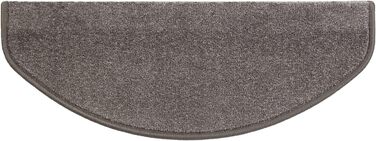 Набори килимків на сходи ETM Original, 15 шт. у наборі, 20 кольорів та 20 моделей, напівкруглі (23,5 x 65 см), бежеві та антрацитові