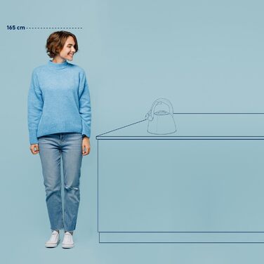 Ке́тель Kela VITUS з індукційним дном, 2.4л, нержавіюча сталь, для всіх плит, з безпечним відкриванням кришки, чайник (сріблястий матовий)