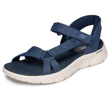 Сандалі жіночі Skechers Go Walk Flex Illuminate Hands Free Slip-ins Navy 39 EU - Зручні повсякденні сандалі