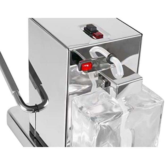 La Piccola Satinata Italian Espresso Machine for ESE Pads | Environmentally conscious and economical in consumption | For standard 44mm, Silver, KAVLP9111 La Piccola Satinata Stainless Steel