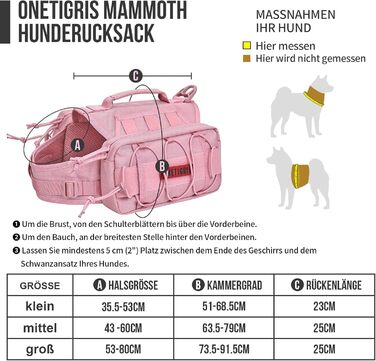 Рюкзак для собак OneTigris Aoth 2.0, рожевий, для собак великих розмірів (L)