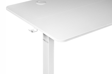 Електричний стіл з регулюванням висоти Hell's Chair White, 120x60 см