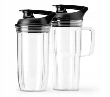 Стаціонарний блендер-витягач NutriBullet NBF550DG, 1500 Вт, чорний