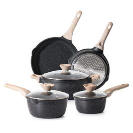 Набір посуду Kordisen з антипригарним покриттям, 5 предметів: каструлі та сковорідки. Безпечний, сумісний з індукцією, PFOA та PFAS free