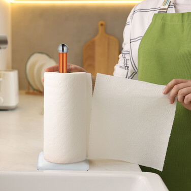Relaxdays Standing Kitchen Roll Holder