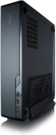 Комп'ютерний корпус Fractal Design Node 804 - компактний, з високою продувністю, модульна внутрішня структура, 3 вентилятори Fractal Design Silent R2 120mm, підтримка водяного охолодження, USB 3.0, бокова панель з вікном (804, Чорний)