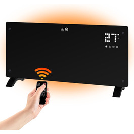 Електричний конвектор Citybee 2500W з термостатом, пульт, таймер, захист від перегріву, 2 роки гарантії