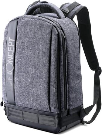 Рюкзак для камери K&F Concept 18L сірий, з відділенням для ноутбука 15.6