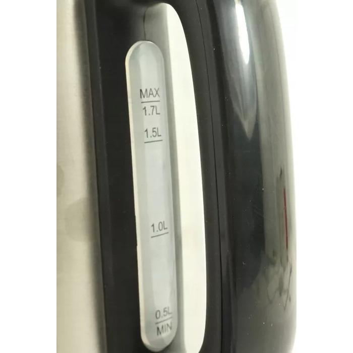 Електричний чайник Zelmer ZCK7921, 2200 Вт, 1,7 л, сріблястий/сірий