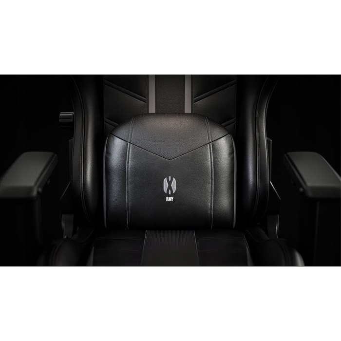 Ігрове крісло Diablo Chairs Diablo X-Ray, штучна шкіра, чорне