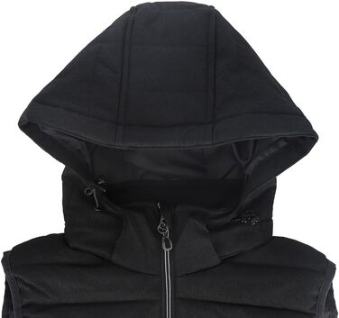 Жіноча степна жилетка Blue Wave Nathalie знімною капюшоном, меланжевий колір (46, антрацит)