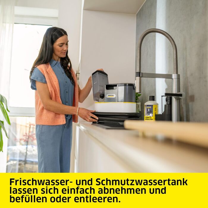 Пилосос миючий Kärcher SE 2 Spot Care 450W, 1.5л, з насадкою для плям та миючим засобом RM 519