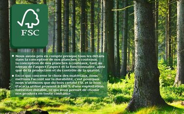 Набір кухонних ножів 6 предметів з дерев'яним блоком: ніж шеф-кухаря, сантоку, для хліба, фруктів, універсальний, з точилкою