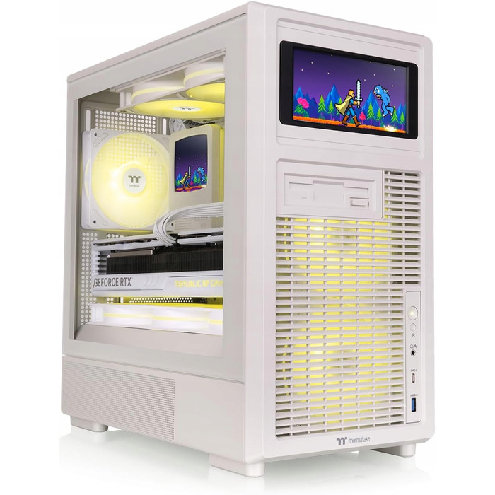 Корпус Thermaltake Retro 260 TG Micro Tower, бежевий