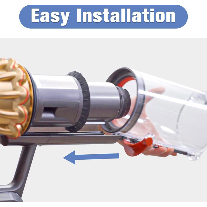 Dyson V11/V15/SV14/SV15/SV22 Dust Bin Replacement - Compatible with 970050-01 & 965443-01