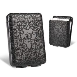 Металеве тютюноприладдя Peaky Blinders для 14 сигарет, чорне. Елегантний дизайн, преміум-якість.