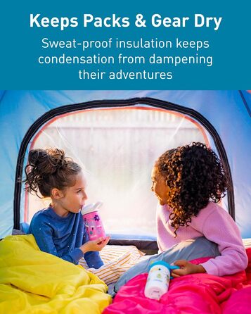 CAMELBAK Eddy+ Kids Sst Vacuum-Insulated Bottle 350ml 12Oz (Magical Unicorns)