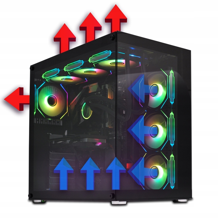 Корпус Midi Tower OYAKA FT-G3, чорний