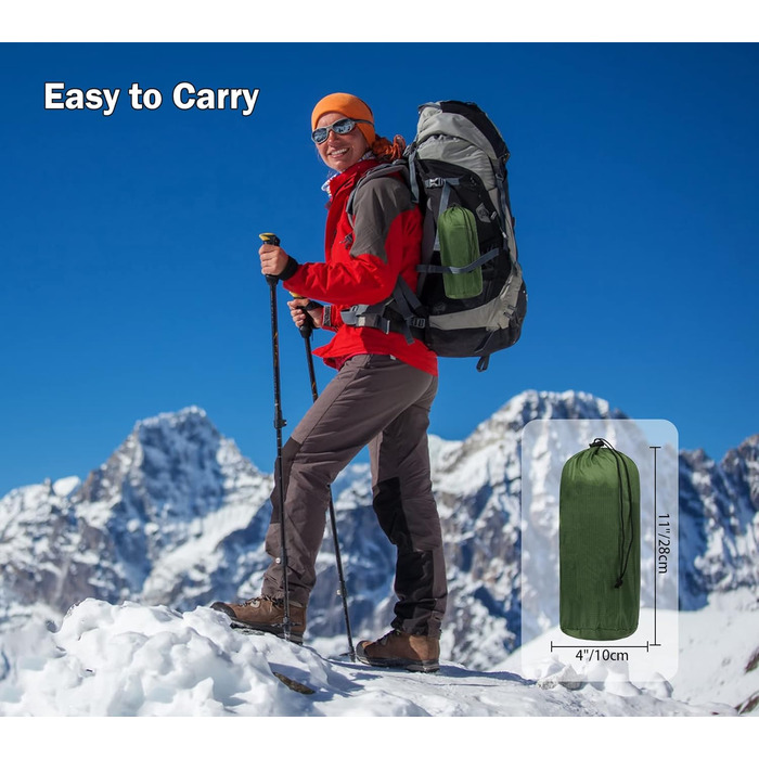 Каремат туристичний самонадувний Isomatte, Ultraleicht, з подушкою, для кемпінгу, трекінгу, відпочинку на природі та подорожей