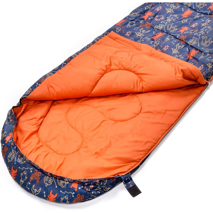 Дитячий спальний мішок Meteor Premium з рюкзаком. Ultralight, для кемпінгу та відпочинку. Комфортний, підлітковий, міні-спальний мішок