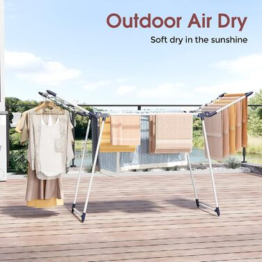 Стійка для сушіння білизни, розкладний сушильний стійка 