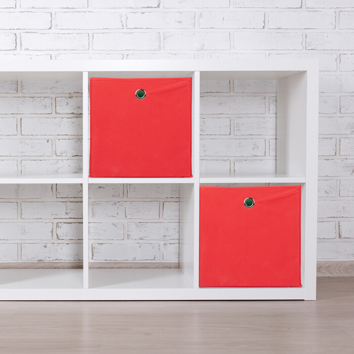 Set of 2 Fabric Storage Boxes