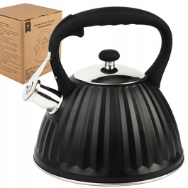 Класичний сталевий чайник Karl Hausmann, 3 л, чорний