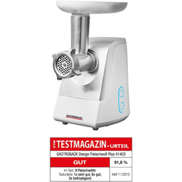 GASTROBACK Pro Meat Grinder 1000W - Aluminum Body