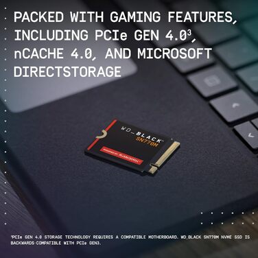 WD_BLACK SN770M 2TB NVMe SSD M.2 2230 для геймінгу (Steam Deck, Surface)