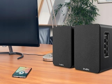 Акустична система SVEN SPS-830: Bluetooth, HDMI ARC, Оптичний вхід, Пульт ДК, 2x30Вт, MDF