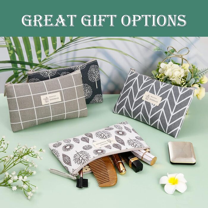 Косметичка для подорожей Czemo (4 шт.) з тканини, водонепроникна, з монетницею, для жінок