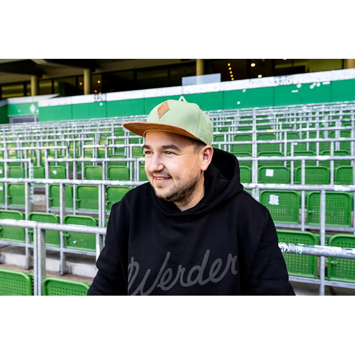 Кепка Soulbuddy Snapback - унісекс для чоловіків та жінок - стильна кепка для повсякденного носіння та відпочинку - бейсболка Must-Have - один розмір (Werder Bremen, зелений)