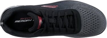 Чоловічі кросівки Skechers Track Ripkent: чорний колір, сіра вставка