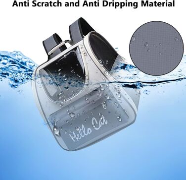 Рюкзак для тварин: переноска для собак та котів у формі космічної капсули. Зручний рюкзак для подорожей з двома пакетиками для відходів. Дихаючий рюкзак для великих котів та маленьких собак